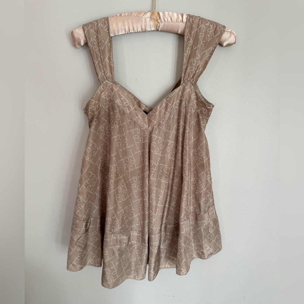 Burberry Silk Tank Top *Rare* Sample